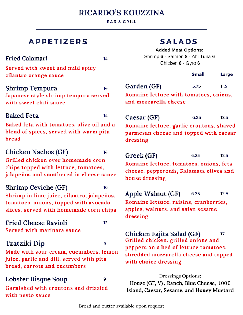 Menu Ricardo's Kouzzina-3